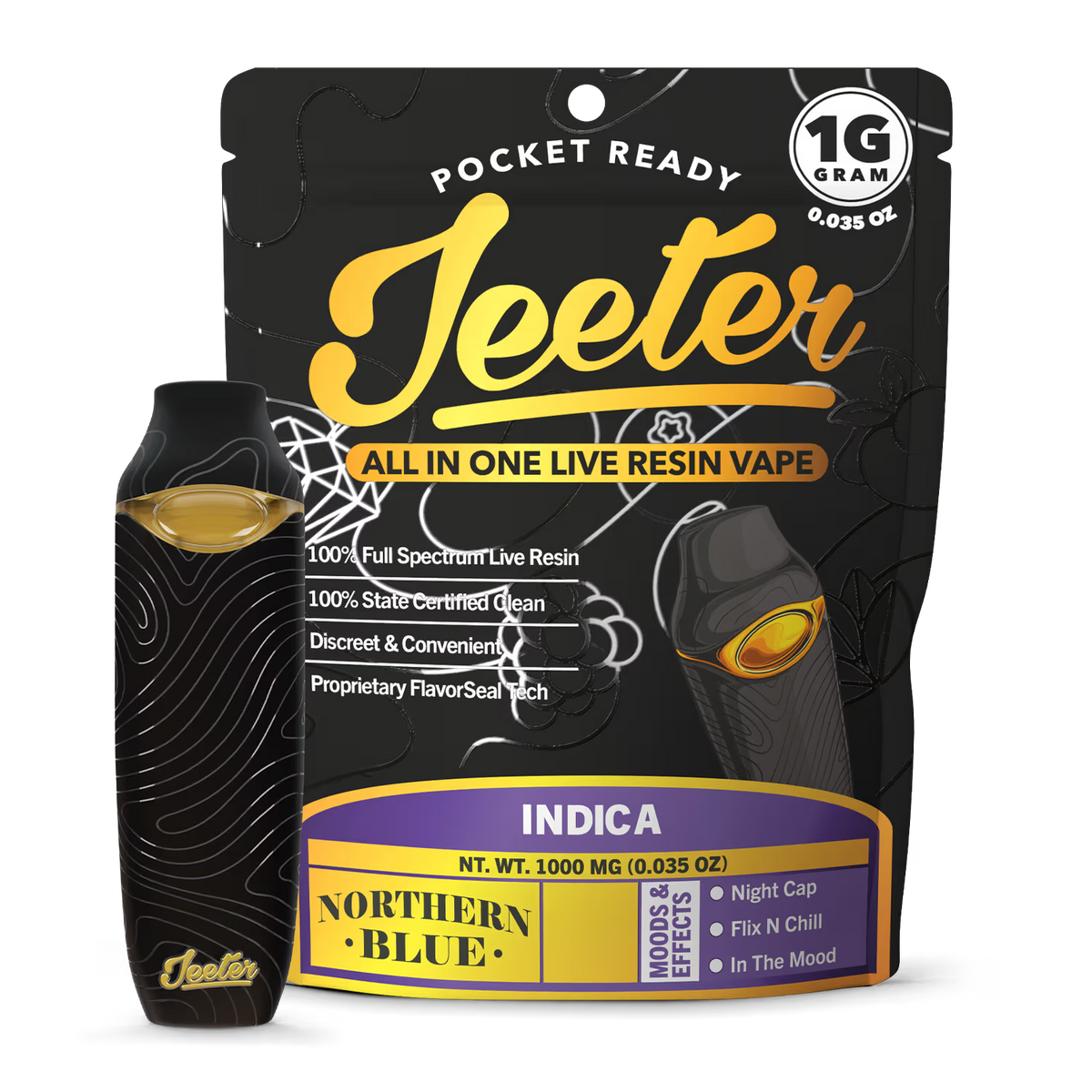 Vape THC Northen Blue | Indica | 1000mg