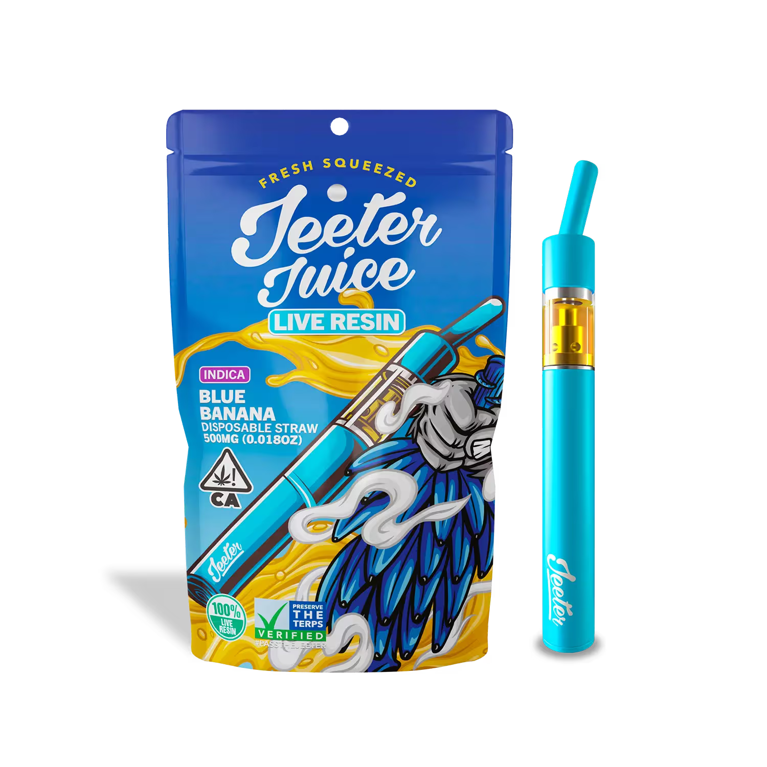 Caneta THC Blue Banana | Indica | 90,2%