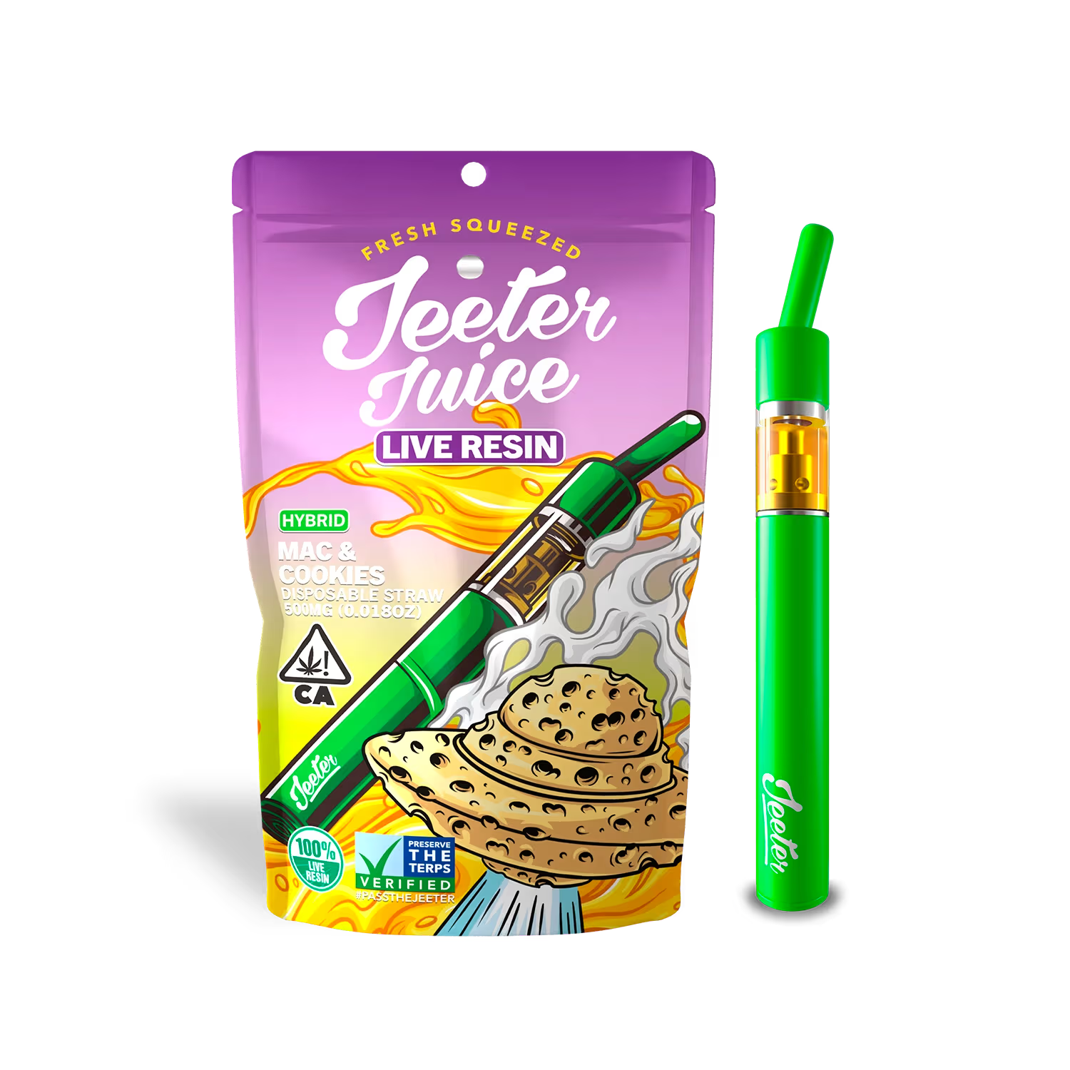 Caneta THC Mac N Cookies | Hibrido | 90,4%