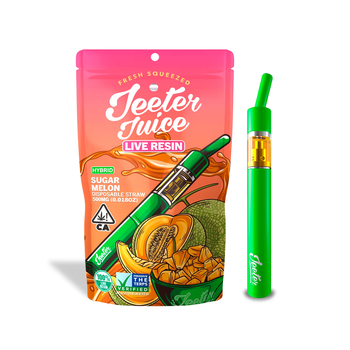 Caneta THC Sugar Melon | Híbrido | 92%